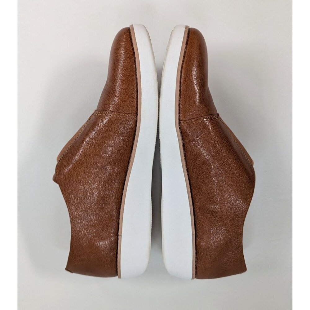 Fit Flop Derby Tan Leather Shoes Size 8 Women's Slip Ons - Picture 3 of 7